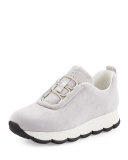 Suede Stretch-Vamp 35mm Sneaker