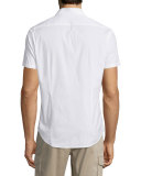 Sylvain Short-Sleeve Shirt, White