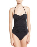 Essentials Bandeau-Top One-Piece Swimsuit