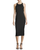Reef Racerback Midi Dress, Black