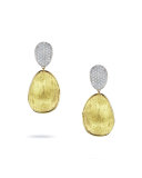 Lunaria Two-Drop Diamond Earrings
