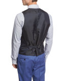 Wool Three-Piece Suit, Light Blue