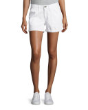 Carpenter Cuffed Shorts, Aged Bright White