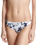 Floral-Print Swim Bottom