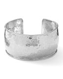 Sterling Silver Hammered Cuff Bracelet