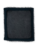 Isadora Wool-Blend Ombre Scarf, Blue/Gray