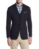 Yorkshire Soft Two-Button Jacket, Barchetta Blue