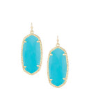Elle Earrings, Turquoise
