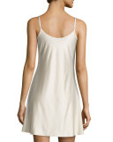 Luxe Satin Princess Raw-Cut Slip