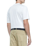 Mercerized Knit T-Shirt, White 