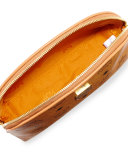 Heritage Line Cosmetics Pouch, Cognac