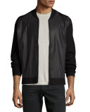 Salleg FZ Fine Bilen Mixed-Media Jacket, Black