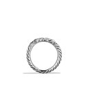 Willow Three-Row Ring with Diamonds
