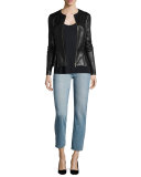 Ashland Slim-Leg Ankle Jeans, Indigo