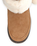 Brie Pompom Shearling Boot