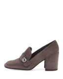 Dundee Suede Loafer Pump, Londra