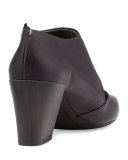 Jung Leather Chunky-Heel Pump, Black