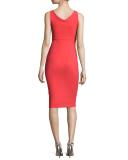 Nooren Sleeveless Grecian Cocktail Dress, Aragosta Orange