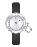 Charms White Gold Mini Watch, 25mm