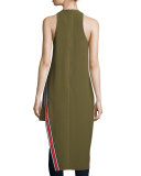 A Better Tomorrow Asymmetric Dress, Khaki