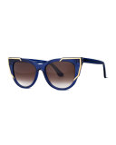 Butterscotchy Cat-Eye Sunglasses, Purple