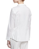 Long-Sleeve Stretch-Cotton Shirt 