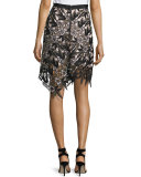Nina Vine Guipure Lace Skirt