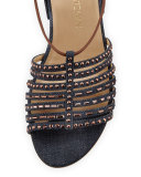 Skippity Denim Strappy Sandal, Navy