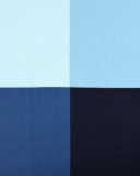 Four-Color Reversible Pocket Square, Navy