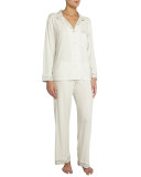 Stargazing Pajama Set, Lunar Gray