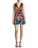 Patty Floral-Print Sleeveless Minidress