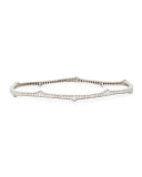 Ivy Thorn 18k White Gold Diamond Bangle