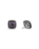 Chatelaine Earrings with Lavender Amethyst and Diamonds