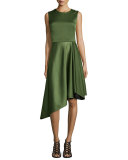 Sleeveless Asymmetric Cocktail Dress