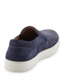Ace Embossed Leather Slip-On Sneaker