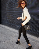 Cropped Wool Open-Back Sweater, Chalk