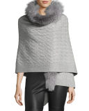 Fox Fur & Cashmere Wrap