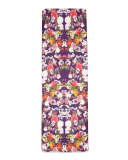 Cheimon Floral-Print Scarf, Purple