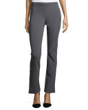 Melange Jersey Structured Pants