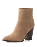 Blake Suede Ankle Boot, Oatmeal