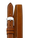 18mm Double-Wrap Leather Strap, Tan
