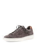 Simon Suede Low-Top Sneaker, Gray