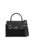 Attica Mini Chain Crossbody Bag, Black