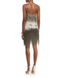 Sleeveless Fringe Cocktail Dress 