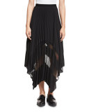 Plissé Point D'Esprit Handkerchief Skirt