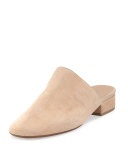 Giorgia Suede Flat Mule