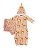 Small Deer Suitcase Gift Set, Rose