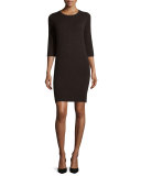 Fox Fur-Trimmed Cashmere Cardigan & Dress Set, Cinder