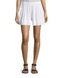 Linen-Blend Pull-On Shorts