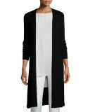 Linear Knit Maxi Cardigan